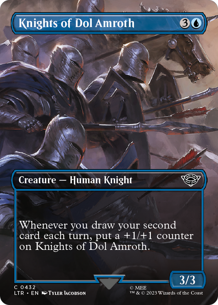 Knights of Dol Amroth (Borderless Alternate Art) [The Lord of the Rings: Tales of Middle-Earth] - Magic: The Gathering - Card Brawlers | Quebec | Canada |