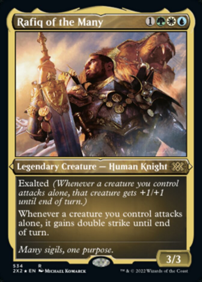 Rafiq of the Many (Foil Etched) [Double Masters 2022] - Magic: The Gathering - Card Brawlers | Quebec | Canada |