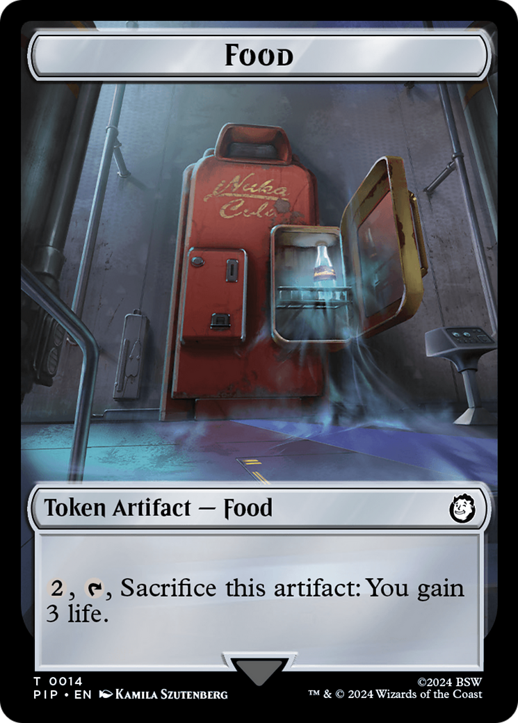 Food (0014) // Alien Double-Sided Token [Fallout Tokens] - Magic: The Gathering - Card Brawlers | Quebec | Canada |