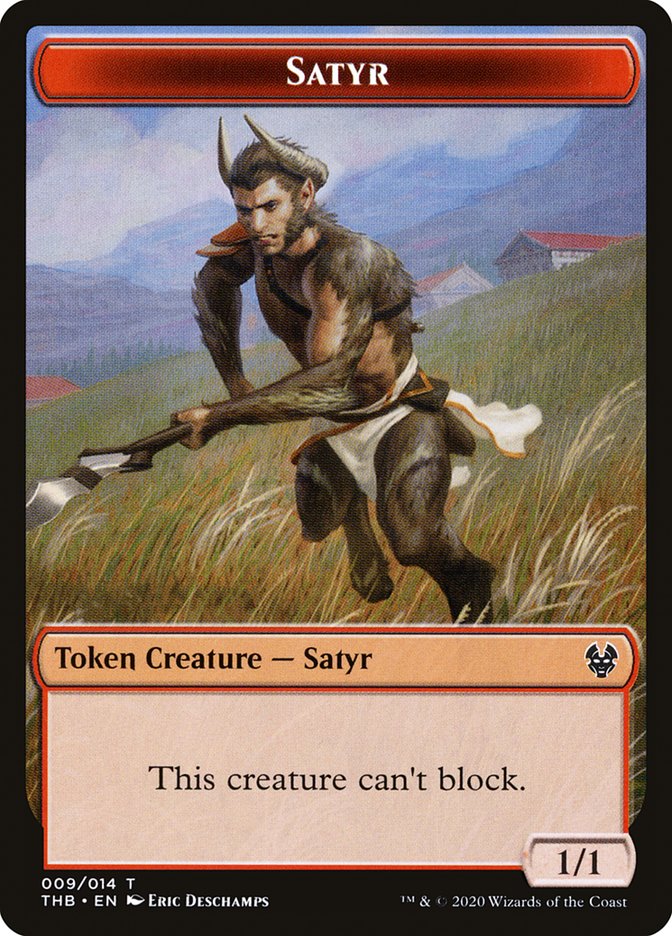 Zombie // Satyr Double-Sided Token [Theros Beyond Death Tokens] - Magic: The Gathering - Card Brawlers | Quebec | Canada |