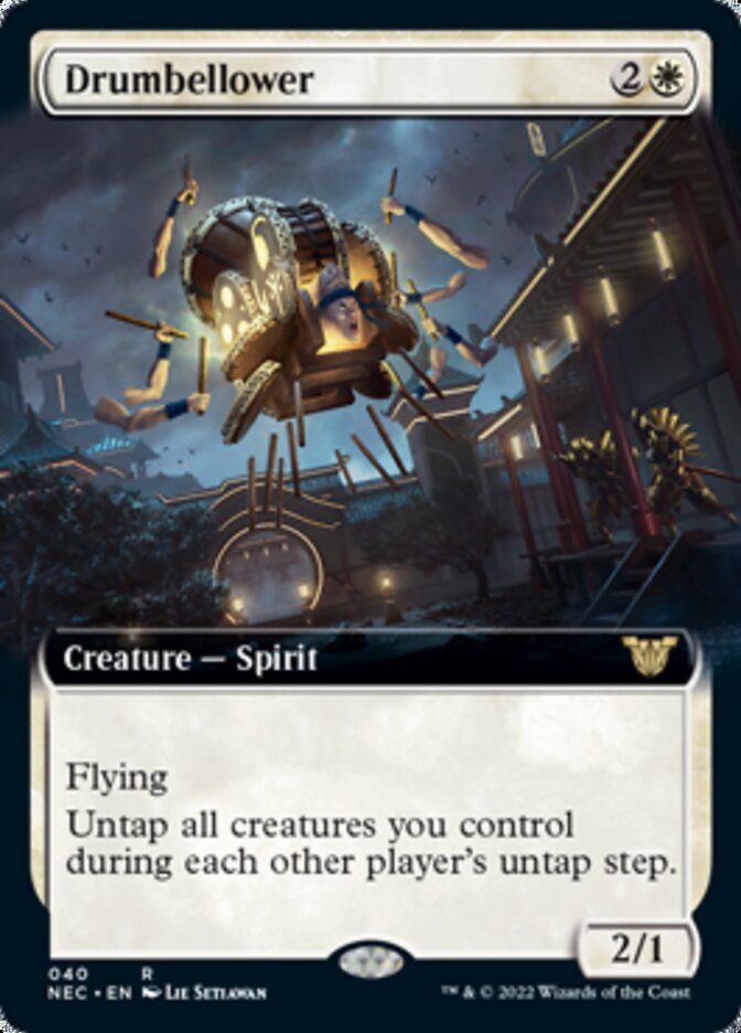 Drumbellower (Extended Art) [Kamigawa: Neon Dynasty Commander] - Magic: The Gathering - Card Brawlers | Quebec | Canada |
