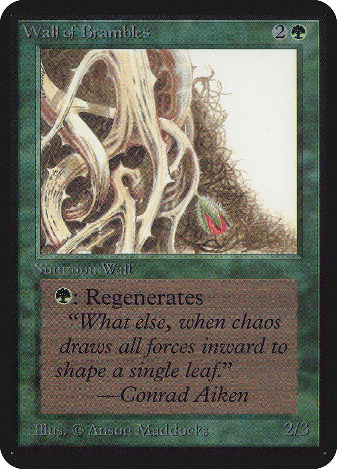 Wall of Brambles [Alpha Edition] - Magic: The Gathering - Card Brawlers | Quebec | Canada |