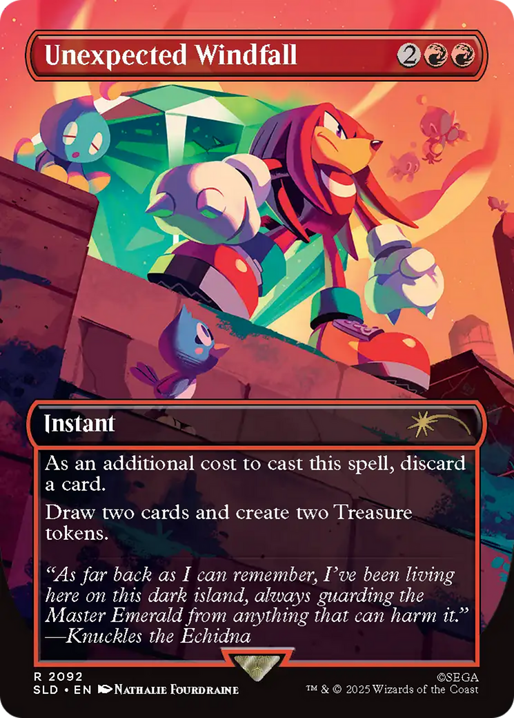 Unexpected Windfall (2092) (Rainbow Foil) [Secret Lair Drop Series] - Magic: The Gathering - Card Brawlers | Quebec | Canada |