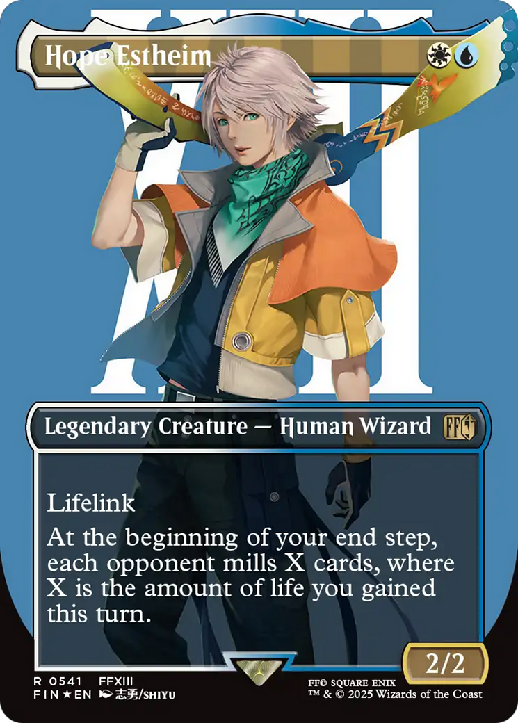 Hope Estheim (Borderless) (Surge Foil) [FINAL FANTASY] - Magic: The Gathering - Card Brawlers | Quebec | Canada |