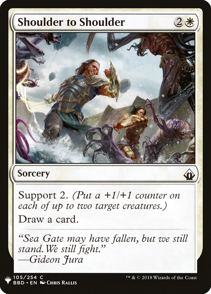 Shoulder to Shoulder [Mystery Booster] - Magic: The Gathering - Card Brawlers | Quebec | Canada |