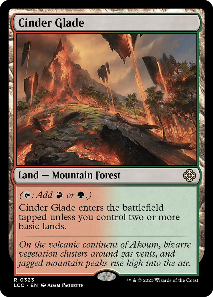 Cinder Glade [The Lost Caverns of Ixalan Commander] - Magic: The Gathering - Card Brawlers | Quebec | Canada |