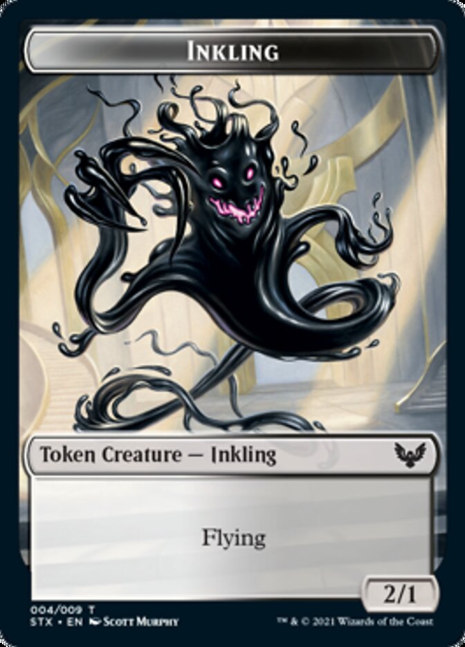 Elemental // Inkling Double-Sided Token [Strixhaven: School of Mages Tokens] - Magic: The Gathering - Card Brawlers | Quebec | Canada |