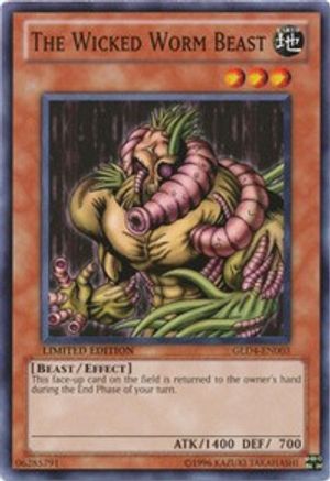The Wicked Worm Beast [GLD4-EN003] Common - Yu-Gi-Oh! - Card Brawlers | Quebec | Canada |