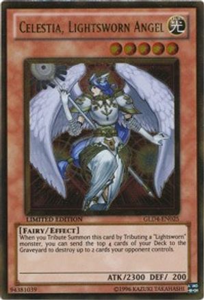 Celestia, Lightsworn Angel [GLD4-EN025] Gold Rare - Yu-Gi-Oh! - Card Brawlers | Quebec | Canada |