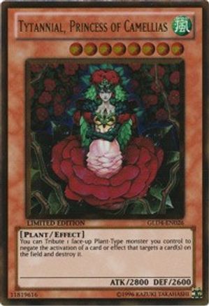 Tytannial, Princess of Camellias [GLD4-EN026] Gold Rare - Yu-Gi-Oh! - Card Brawlers | Quebec | Canada |