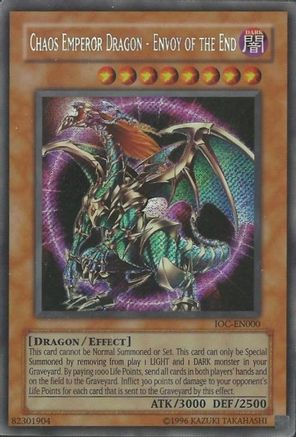 Chaos Emperor Dragon - Envoy of the End [IOC-EN000] Secret Rare - Yu-Gi-Oh! - Card Brawlers | Quebec | Canada |
