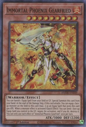 Immortal Phoenix Gearfried [AMDE-EN049] Super Rare - Yu-Gi-Oh! - Card Brawlers | Quebec | Canada |
