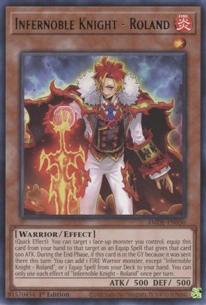 Infernoble Knight - Roland [AMDE-EN050] Rare - Yu-Gi-Oh! - Card Brawlers | Quebec | Canada |