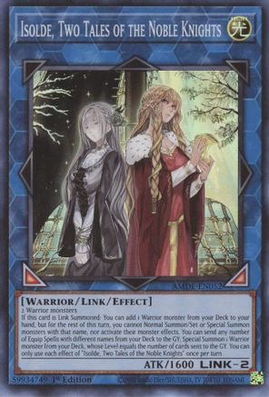 Isolde, Two Tales of the Noble Knights [AMDE-EN052] Super Rare - Yu-Gi-Oh! - Card Brawlers | Quebec | Canada |