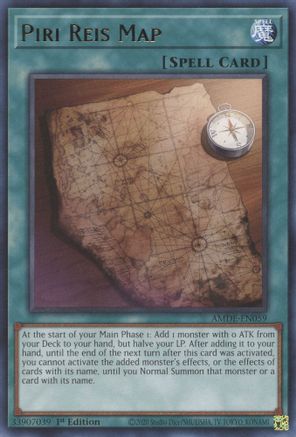 Piri Reis Map [AMDE-EN059] Rare - Yu-Gi-Oh! - Card Brawlers | Quebec | Canada |