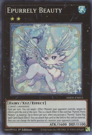 Epurrely Beauty [AMDE-EN015] Super Rare - Yu-Gi-Oh! - Card Brawlers | Quebec | Canada |