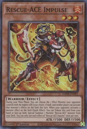 Rescue-ACE Impulse [AMDE-EN001] Super Rare - Yu-Gi-Oh! - Card Brawlers | Quebec | Canada |