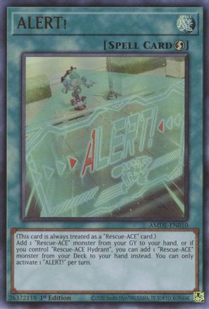 ALERT! [AMDE-EN010] Ultra Rare - Yu-Gi-Oh! - Card Brawlers | Quebec | Canada |