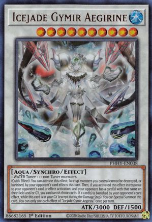 Icejade Gymir Aegirine [PHHY-EN038] Ultra Rare - Yu-Gi-Oh! - Card Brawlers | Quebec | Canada |