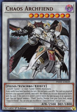 Chaos Archfiend [PHHY-EN039] Ultra Rare - Yu-Gi-Oh! - Card Brawlers | Quebec | Canada |