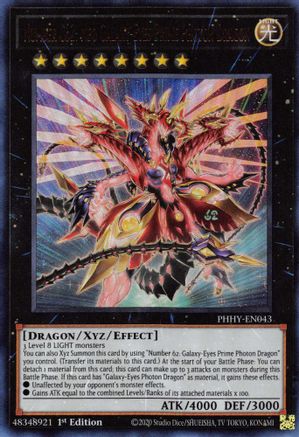 Number C62: Neo Galaxy-Eyes Prime Photon Dragon [PHHY-EN043] Ultra Rare - Yu-Gi-Oh! - Card Brawlers | Quebec | Canada |