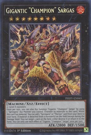 Gigantic "Champion" Sargas [PHHY-EN045] Secret Rare - Yu-Gi-Oh! - Card Brawlers | Quebec | Canada |