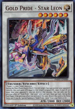 Gold Pride - Star Leon [PHHY-EN089] Ultra Rare - Yu-Gi-Oh! - Card Brawlers | Quebec | Canada |