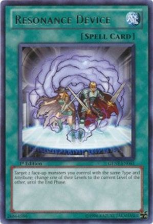 Resonance Device [GENF-EN061] Rare - Yu-Gi-Oh! - Card Brawlers | Quebec | Canada |