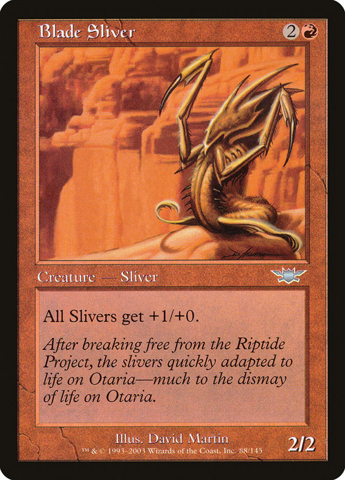 Blade Sliver [Legions] - Magic: The Gathering - Card Brawlers | Quebec | Canada |