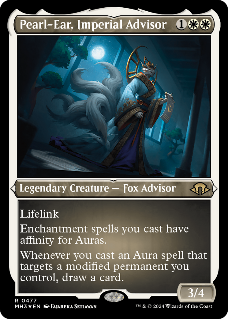 Pearl-Ear, Imperial Advisor (Foil Etched) [Modern Horizons 3] - Magic: The Gathering - Card Brawlers | Quebec | Canada |