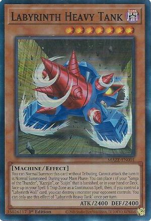 Labyrinth Heavy Tank [MAZE-EN001] Super Rare - Yu-Gi-Oh! - Card Brawlers | Quebec | Canada |