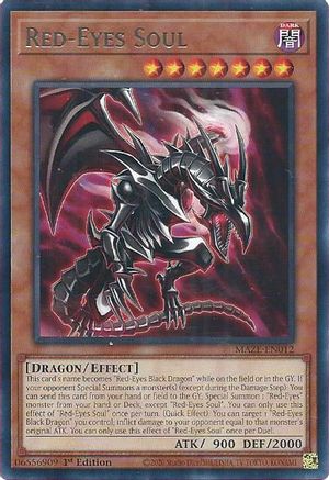 Red-Eyes Soul [MAZE-EN012] Rare - Yu-Gi-Oh! - Card Brawlers | Quebec | Canada |