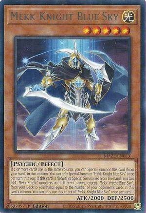 Mekk-Knight Blue Sky [MAZE-EN043] Rare - Yu-Gi-Oh! - Card Brawlers | Quebec | Canada |