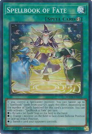 Spellbook of Fate [MAZE-EN059] Super Rare - Yu-Gi-Oh! - Card Brawlers | Quebec | Canada |