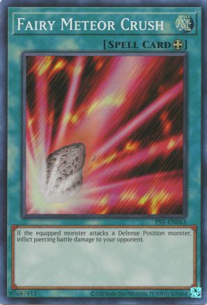 Fairy Meteor Crush (25th Anniversary) [PSV-EN063] Super Rare - Yu-Gi-Oh! - Card Brawlers | Quebec | Canada |