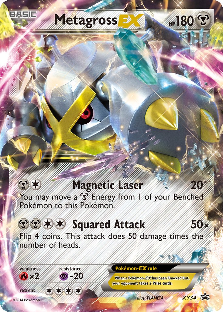 Metagross EX (XY34) [XY: Black Star Promos] - Pokémon - Card Brawlers | Quebec | Canada |