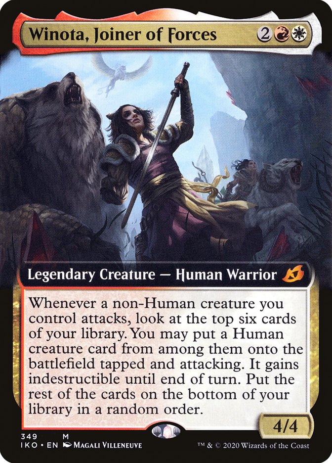Winota, Joiner of Forces (Extended Art) [Ikoria: Lair of Behemoths] - Magic: The Gathering - Card Brawlers | Quebec | Canada |