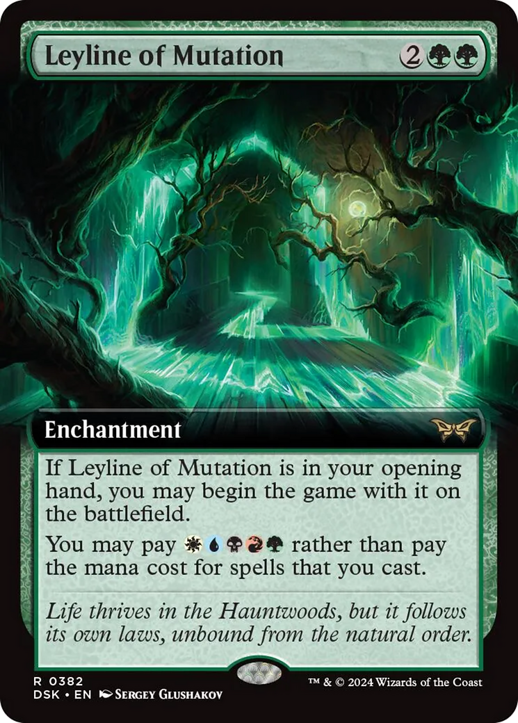 Leyline of Mutation (Extended Art) [Duskmourn: House of Horror] - Magic: The Gathering - Card Brawlers | Quebec | Canada |