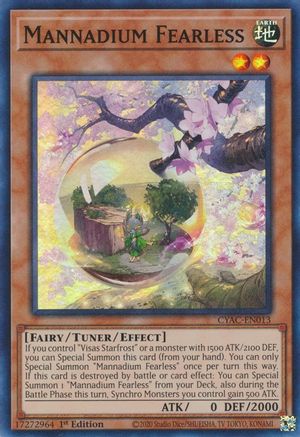 Mannadium Fearless [CYAC-EN013] Super Rare - Yu-Gi-Oh! - Card Brawlers | Quebec | Canada |