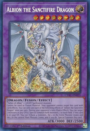 Albion the Sanctifire Dragon [CYAC-EN035] Secret Rare - Yu-Gi-Oh! - Card Brawlers | Quebec | Canada |