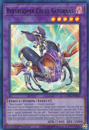 Beetrooper Cruel Saturnas [CYAC-EN037] Super Rare - Yu-Gi-Oh! - Card Brawlers | Quebec | Canada |