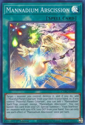 Mannadium Abscission [CYAC-EN057] Super Rare - Yu-Gi-Oh! - Card Brawlers | Quebec | Canada |