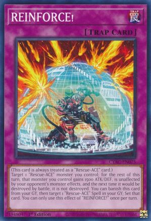 REINFORCE! [CYAC-EN075] Common - Yu-Gi-Oh! - Card Brawlers | Quebec | Canada |