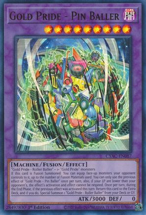 Gold Pride - Pin Baller [CYAC-EN087] Ultra Rare - Yu-Gi-Oh! - Card Brawlers | Quebec | Canada |