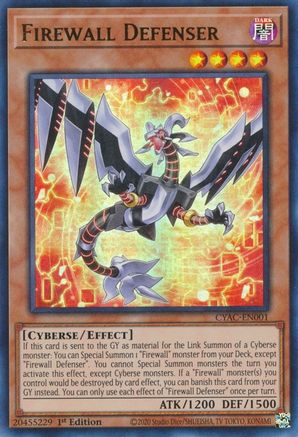 Firewall Defenser [CYAC-EN001] Ultra Rare - Yu-Gi-Oh! - Card Brawlers | Quebec | Canada |