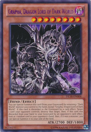 Grapha, Dragon Lord of Dark World (Purple) [DL18-EN006] Rare - Yu-Gi-Oh! - Card Brawlers | Quebec | Canada |