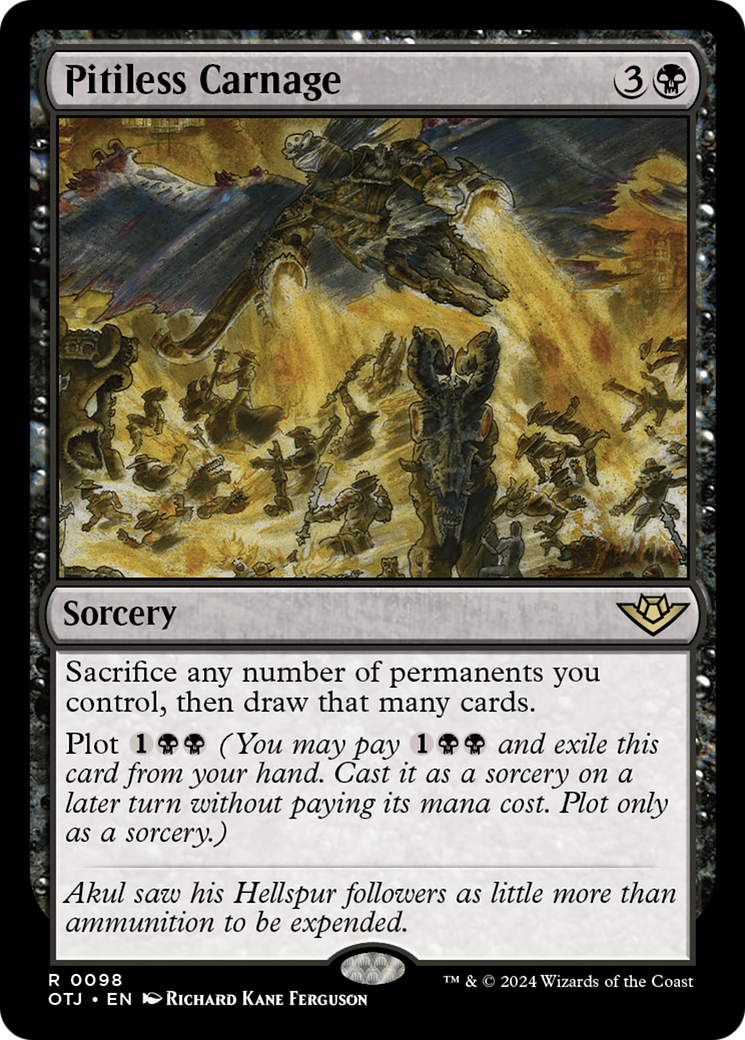Pitiless Carnage [Outlaws of Thunder Junction] - Magic: The Gathering - Card Brawlers | Quebec | Canada |