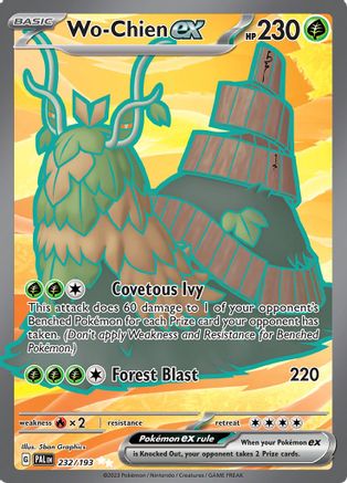Wo-Chien ex (232/193) [Scarlet & Violet: Paldea Evolved] - Pokémon - Card Brawlers | Quebec | Canada |