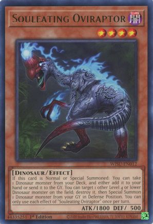 Souleating Oviraptor [WISU-EN012] Rare - Yu-Gi-Oh! - Card Brawlers | Quebec | Canada |