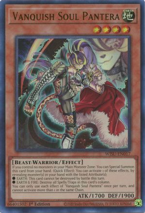 Vanquish Soul Pantera [WISU-EN017] Ultra Rare - Yu-Gi-Oh! - Card Brawlers | Quebec | Canada |